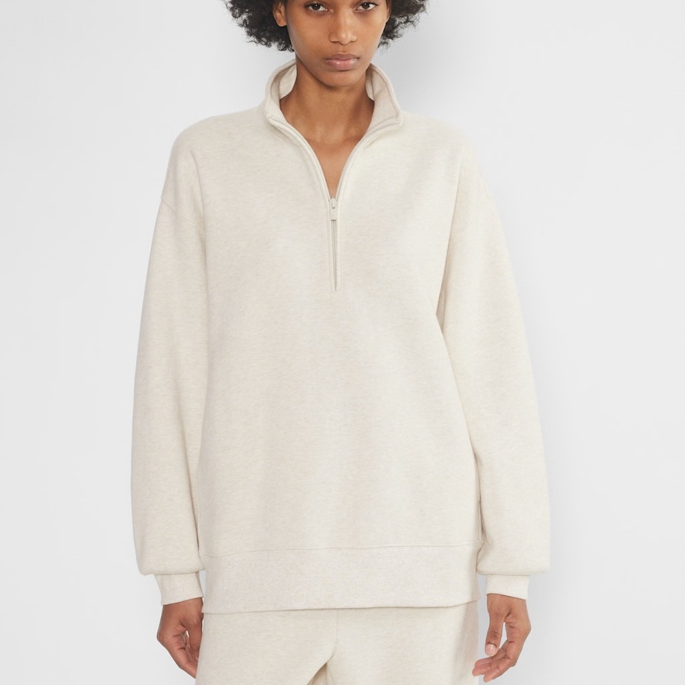 Aritzia TNA Cozy Mega Quarter Zip